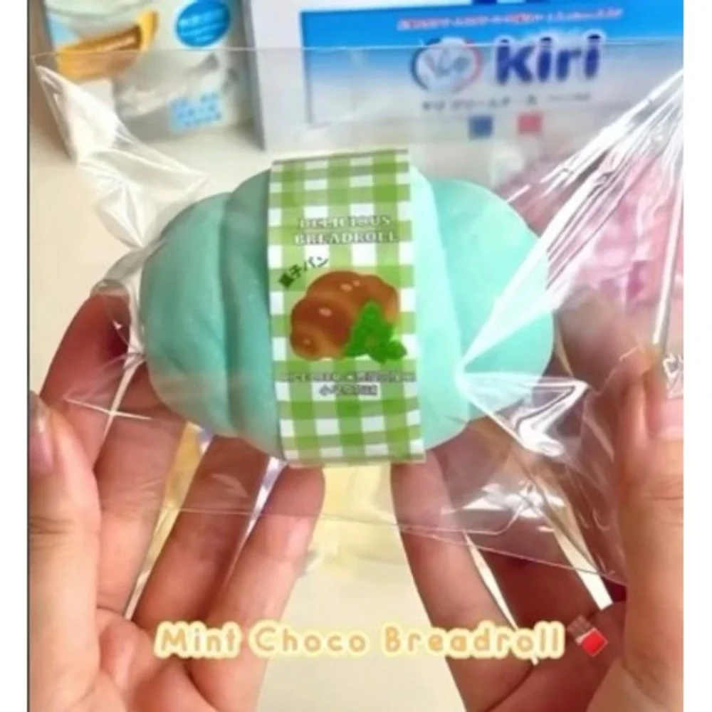 Squishy Bread Roll SET OF 3 Scented Slow Rising Rice Deer Squishies Bun Soft NEW - Picture 5 of 8